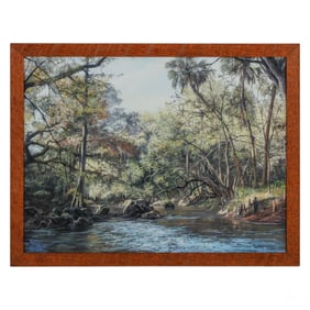 Richard Thompson b.1948 Hillsboro River Painting