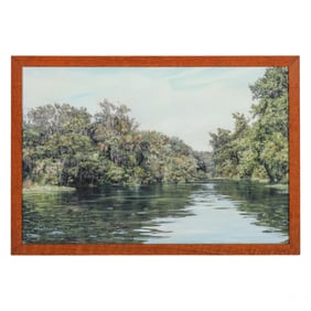 Richard Thompson b.1948 Florida Waterways Painting