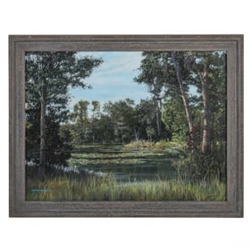 Richard Thompson b.1948 Rural Florida Painting
