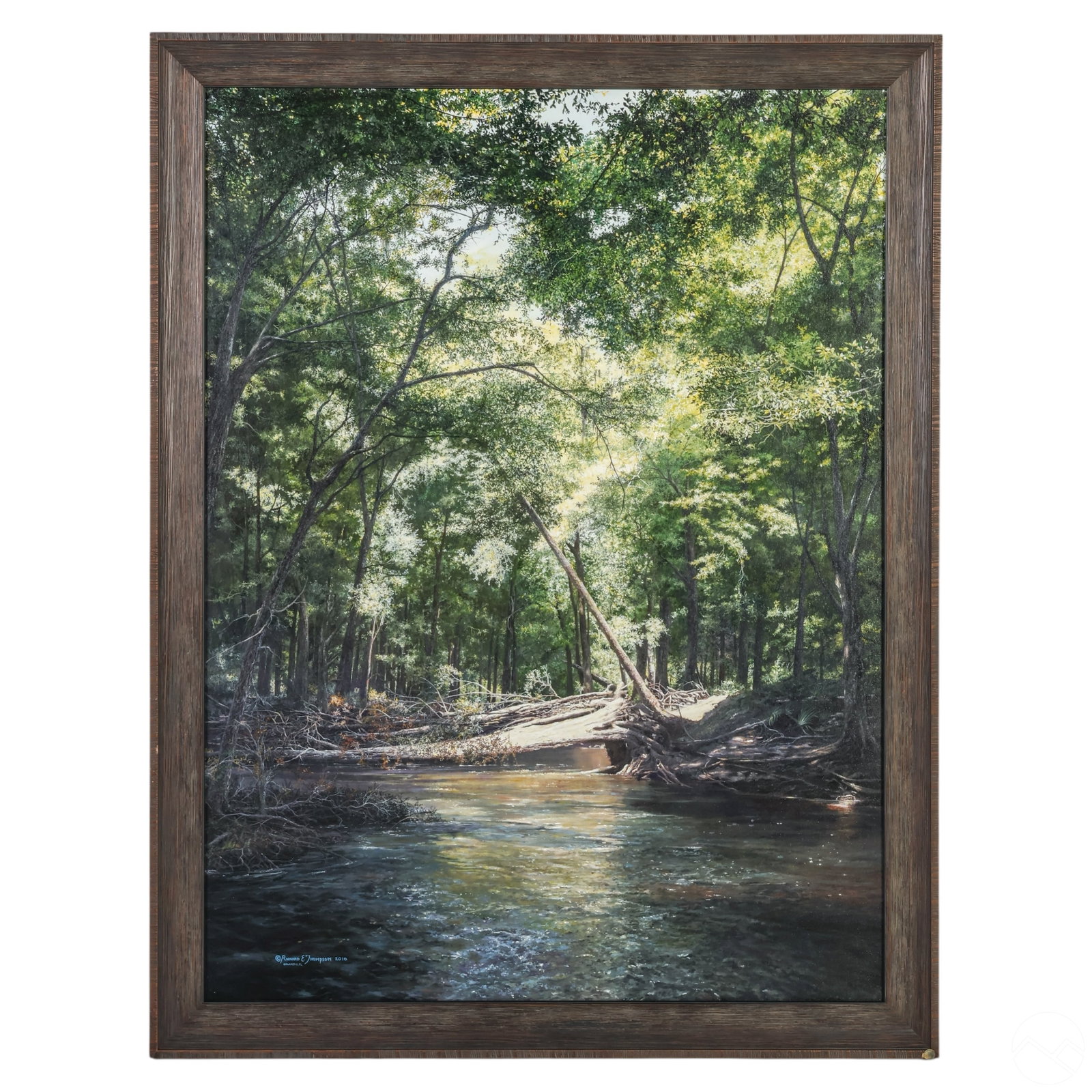 Richard Thompson b.1948 Florida Creek Painting (1 of 7)