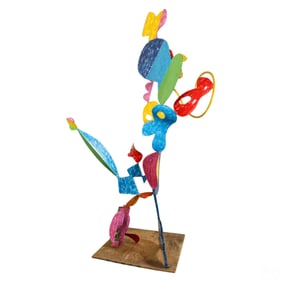 Peter Reginato b.1945 Modernist Abstract Sculpture