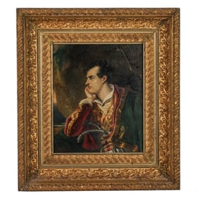 Antique Style Portrait Painting Manner of Westall