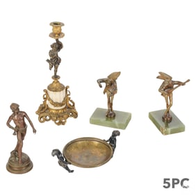 Antique Grand Tour Era Figural Bronze ESTATE LOT