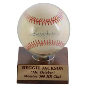 Reggie Jackson Authentic SIGNED Baseball w JSA COA