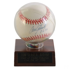 Tom Seaver Authentic SIGNED Baseball with JSA COA