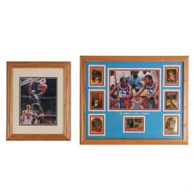 Jordan, Johnson & O'Neal SIGNED Photograph 2pc LOT