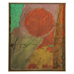 Gyorgy Kepes 1906-2011 Abstract Textured Painting