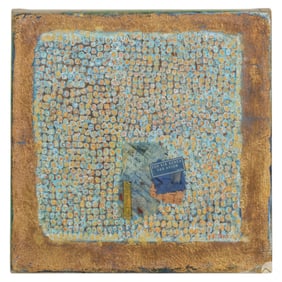 Yolanda Friderici b.1978 Modern Collage Painting
