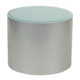 John Saladino Designer Illuminated Side Drum Table