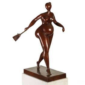 Argenis Diaz b1963 Latin American Bronze Sculpture