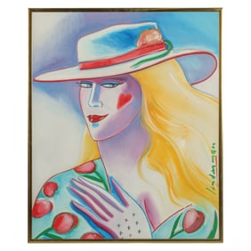 Earl William Linderman 1931-2023 Portrait Painting