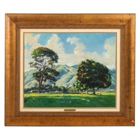 Francisco Vadillo b.1933 Rural Landscape Painting