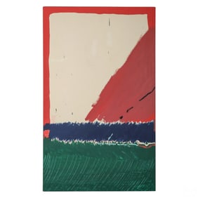 Abstract Modernist Landscape Oil Painting SIGNED