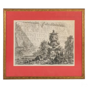 Roman Architecture Etching after Giovanni Piranesi