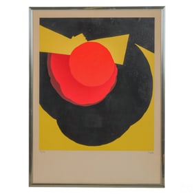 Luis Feito Lopez 1929-2021 Circulo X Litho SIGNED