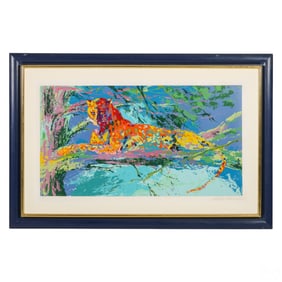 LeRoy Neiman 1921-2012 Kenya Leopard LE Serigraph