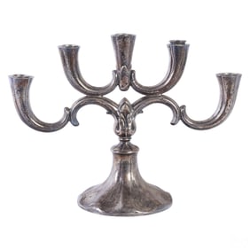 Antique 800 Silver Five-Arm Candelabra 670gr.