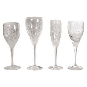 Varga Milano Clear Cut Crystal Wine Glass 4pc SET