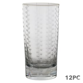 Artel Crystal Bublinka Highball Glass Tumbler SET