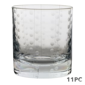 Artel Crystal Bublinka Old Fashioned Tumblers SET