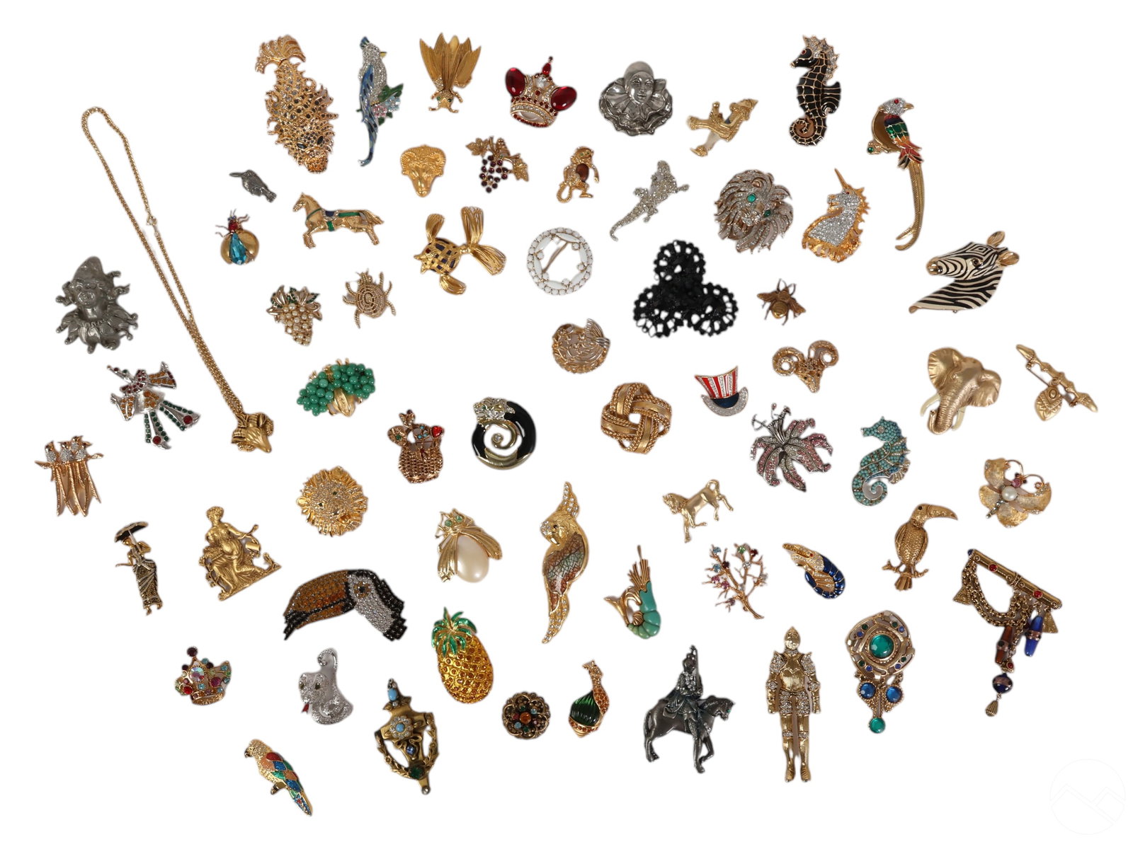 Kenneth Lane Hattie Carnegie Brooch 62p ESTATE LOT (1 of 5)