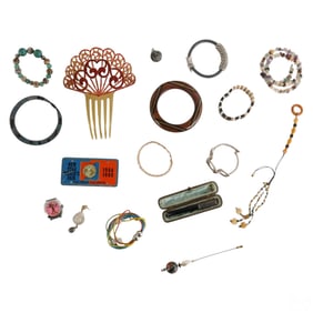 Costume Jewelry Necklace Earring Coin ESTATE LOT