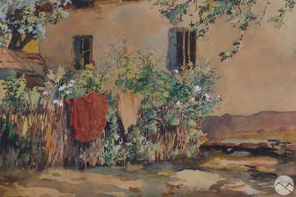 Antal Neogrady 1861-1942 Watercolor Painting