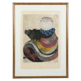 Graciela Boulanger b1935 La Infanta Etching SIGNED