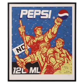 Wang Guangyi b1957 LE Pepsi 2006 Lithograph SIGNED