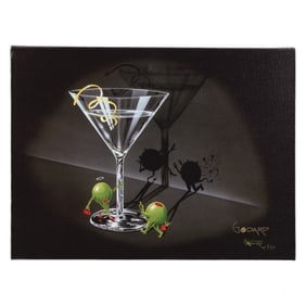 Michael Godard b.1963 He Devil, She Devil SIGNED