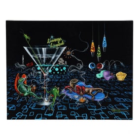 Michael Godard b.1963 Lounge Lizard Giclee SIGNED