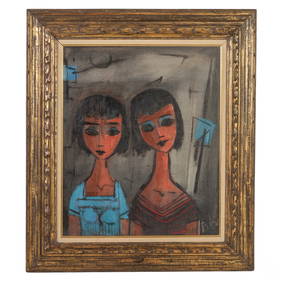 Nicholas Takis 1903-1965 Modern Portrait Painting (1 of 5)