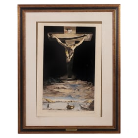 Salvador Dali 1904-1989 Christ Lithograph SIGNED