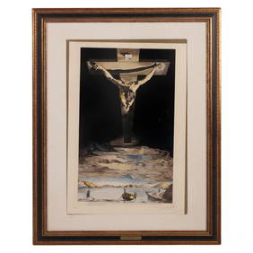Salvador Dali 1904-1989 Christ Lithograph SIGNED (1 of 8)