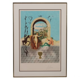 Salvador Dali 1904-1989 Gateway Lithograph SIGNED