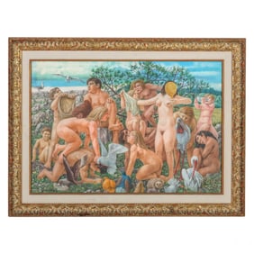 Vincent Smarkusz 1919-1974 Surreal Erotic Painting