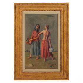 Robert Brackman 1898-1980 Semi Nudes Oil Painting (1 of 7)