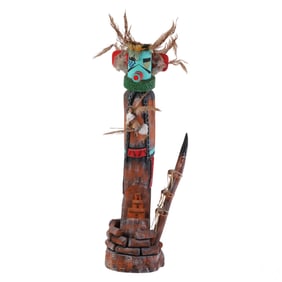 Navajo Native Indian Kachina Doll by Yuma Harrison