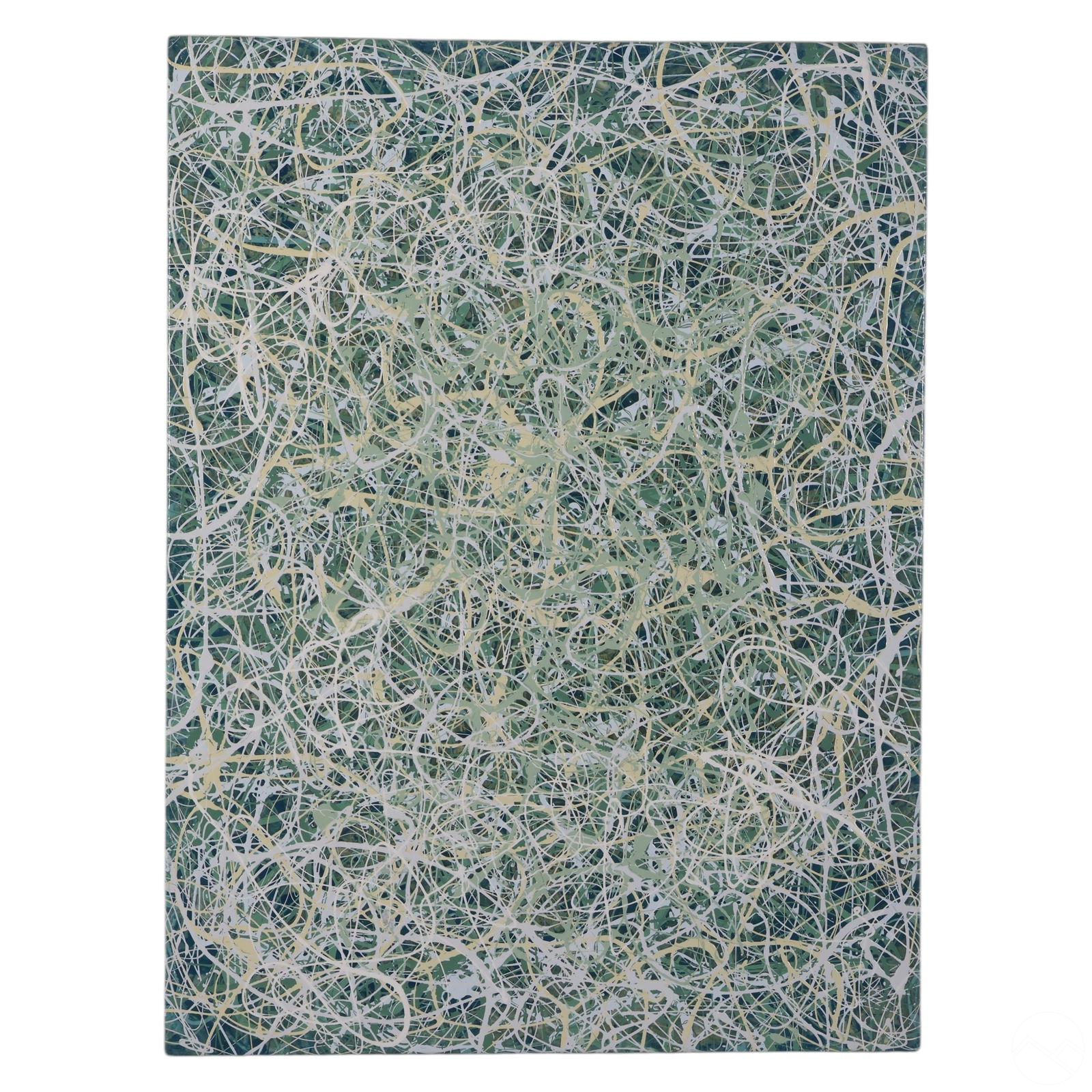 Abstract Action Drip Painting by Paul Roberts 2019 (1 of 6)