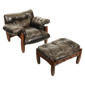 Sergio Rodrigues 1927-2014 Mole Armchair & Ottoman (1 of 9)