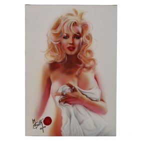 Scotty Zeigler b.1973 Marilyn Monroe Giclee SIGNED