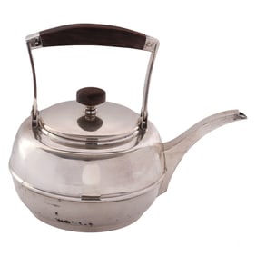 Cartier Mid Century Modern Sterling Silver Teapot