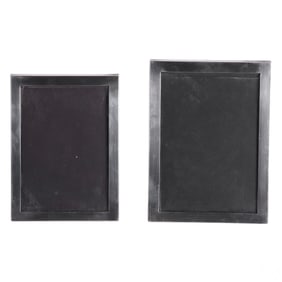 Cartier Sterling Silver Photo Picture Frame 2p LOT