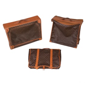 Louis Vuitton Vintage LV Monogram Suitcase 3pc LOT