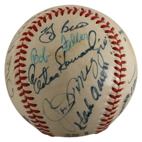 Baseball Legendary Figures SIGNED Baseball JSA COA