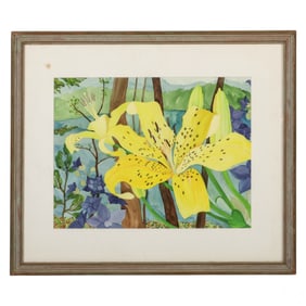 Stanley N Folsom 20/21C Still Life Flower Painting