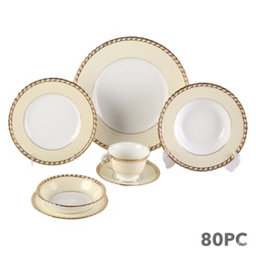 Minton Commodore English China Dinnerware 80pc SET