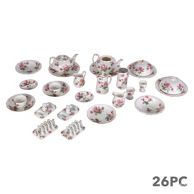 Hammersley English Pink Clover Bone China 26pc SET