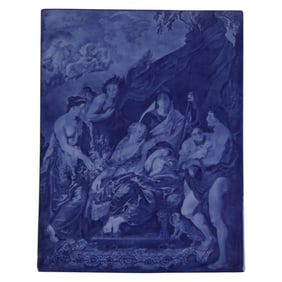Faucher Limoges Pate Sur Pate Porcelain Plaque