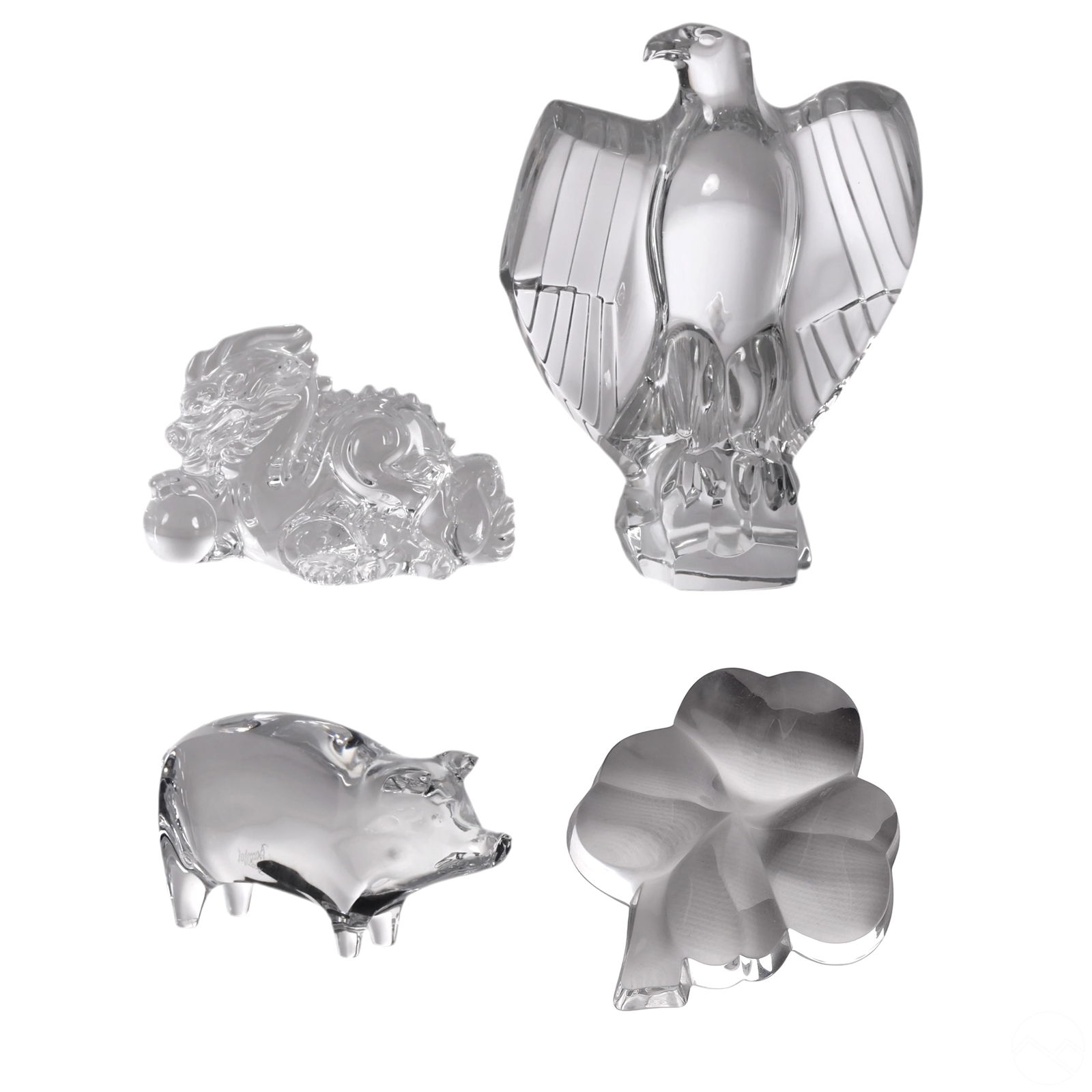 Baccarat French Crystal Dragon Animal Figures LOT (1 of 11)
